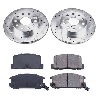 Callahan Brake Parts® - Drilled and Slotted Rear Brake Kit