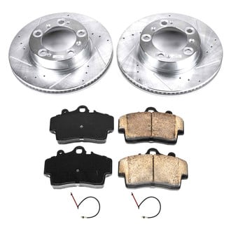Callahan Brake Parts® - Drilled and Slotted Front Brake Kit