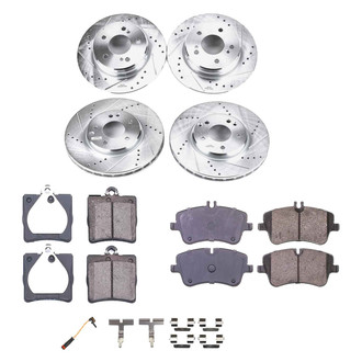 Callahan Brake Parts® - Drilled and Slotted Front and Rear Brake Kit