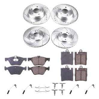 Callahan Brake Parts® - Drilled and Slotted Front and Rear Brake Kit