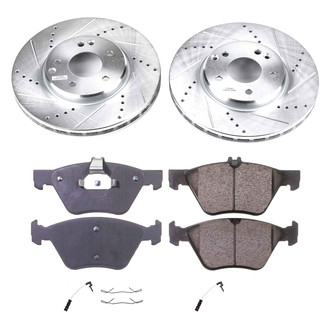 Callahan Brake Parts® - Drilled and Slotted Front Brake Kit