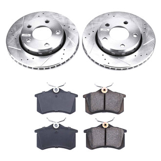 Callahan Brake Parts® - Drilled and Slotted Rear Brake Kit