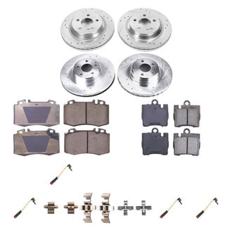 Callahan Brake Parts® - Drilled and Slotted Front and Rear Brake Kit
