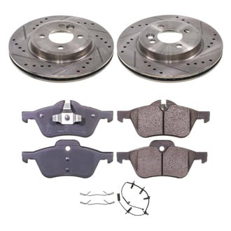 Callahan Brake Parts® - Drilled and Slotted Front Brake Kit