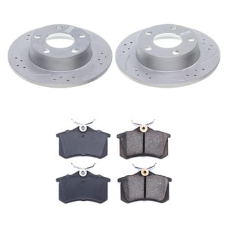 Callahan Brake Parts® - Drilled and Slotted Rear Brake Kit