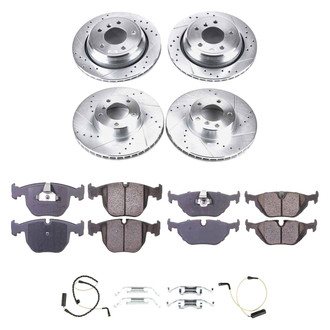 Callahan Brake Parts® - Drilled and Slotted Front and Rear Brake Kit