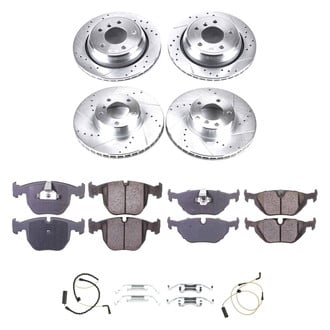 Callahan Brake Parts® - Drilled and Slotted Front and Rear Brake Kit