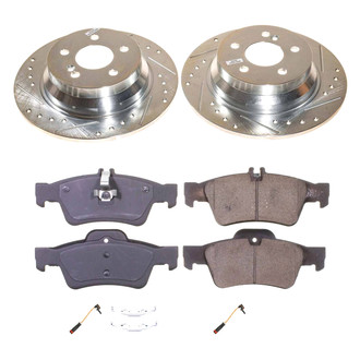 Callahan Brake Parts® - Drilled and Slotted Rear Brake Kit