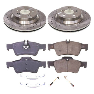 Callahan Brake Parts® - Drilled and Slotted Rear Brake Kit