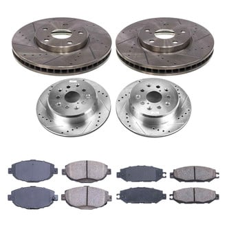 Callahan Brake Parts® - Drilled & Slotted Brake Kit