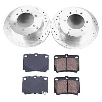 Callahan Brake Parts® - Drilled and Slotted Rear Brake Kit