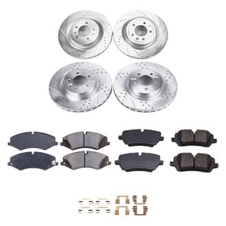 Callahan Brake Parts® - Drilled and Slotted Brake Kit