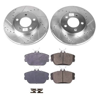 Callahan Brake Parts® - Drilled and Slotted Front Brake Kit
