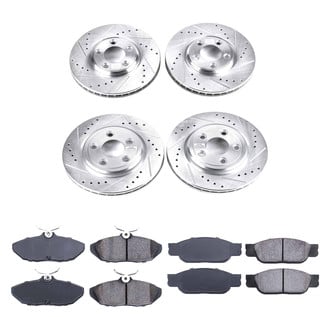 Callahan Brake Parts® - Drilled and Slotted Brake Kit