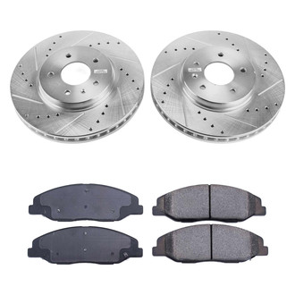 Callahan Brake Parts® - Drilled and Slotted Front Brake Kit