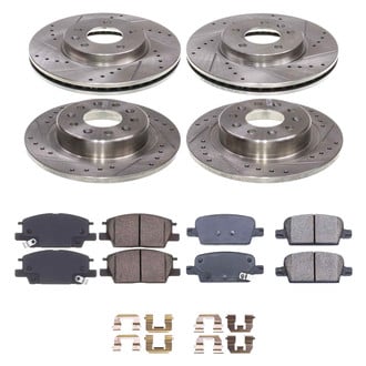 Callahan Brake Parts® - Drilled and Slotted Brake Kit