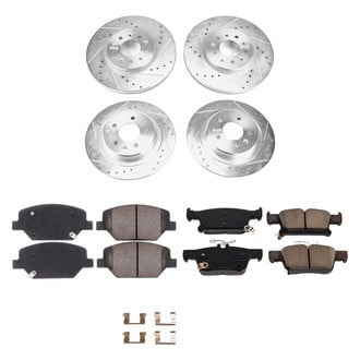 Callahan Brake Parts® - Drilled and Slotted Brake Kit