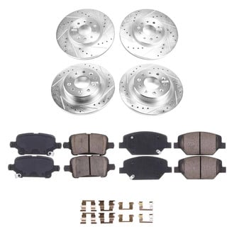 Callahan Brake Parts® - Drilled & Slotted Brake Kit