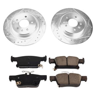 Callahan Brake Parts® - Drilled and Slotted Rear Brake Kit