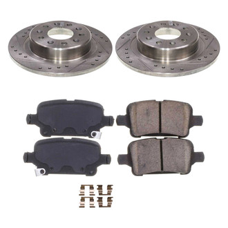 Callahan Brake Parts® - Drilled and Slotted Rear Brake Kit