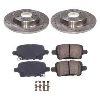 Callahan Brake Parts® - Drilled and Slotted Rear Brake Kit