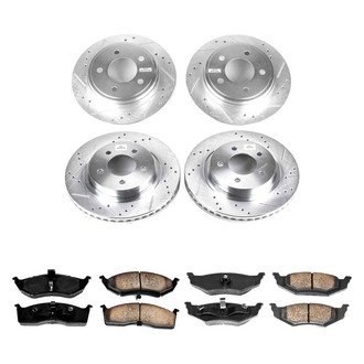 Callahan Brake Parts® - Drilled & Slotted Brake Kit