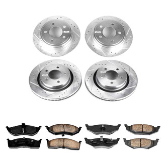 Callahan Brake Parts® - Drilled & Slotted Brake Kit