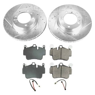 Callahan Brake Parts® - Drilled and Slotted Front Brake Kit