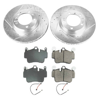 Callahan Brake Parts® - Drilled and Slotted Front Brake Kit