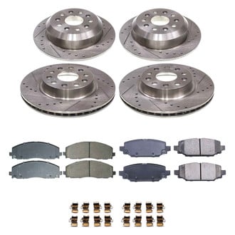 Callahan Brake Parts® - Drilled & Slotted Brake Kit