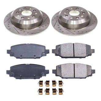 Callahan Brake Parts® - Drilled and Slotted Rear Brake Kit