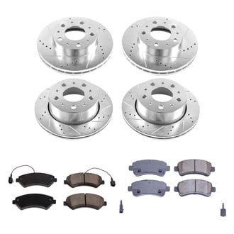 Callahan Brake Parts® - Drilled and Slotted Brake Kit