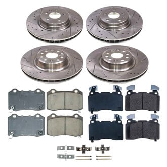 Callahan Brake Parts® - Drilled & Slotted Brake Kit