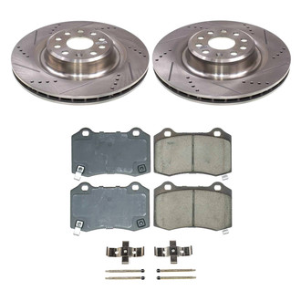 Callahan Brake Parts® - Drilled and Slotted Rear Brake Kit