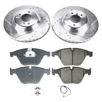 Callahan Brake Parts® - Drilled and Slotted Front Brake Kit