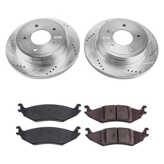 Callahan Brake Parts® - Drilled and Slotted Rear Brake Kit