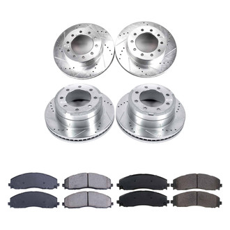 Callahan Brake Parts® - Drilled and Slotted Front and Rear Brake Kit