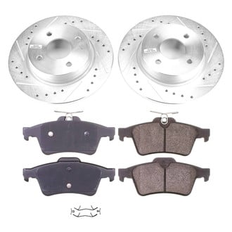 Callahan Brake Parts® - Drilled and Slotted Rear Brake Kit