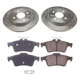 Callahan Brake Parts® - Drilled and Slotted Rear Brake Kit