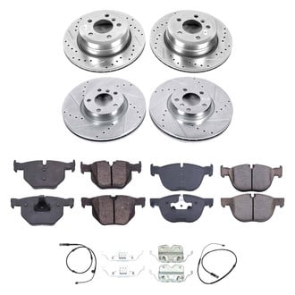 Callahan Brake Parts® - Drilled and Slotted Front and Rear Brake Kit