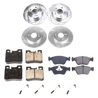 Callahan Brake Parts® - Drilled and Slotted Front and Rear Brake Kit