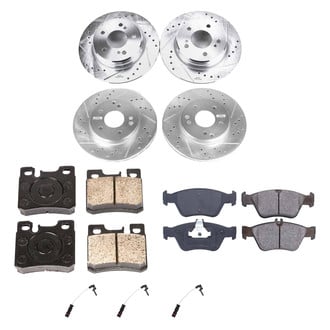 Callahan Brake Parts® - Drilled and Slotted Front and Rear Brake Kit