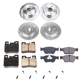 Callahan Brake Parts® - Drilled and Slotted Front and Rear Brake Kit