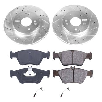 Callahan Brake Parts® - Drilled and Slotted Front Brake Kit