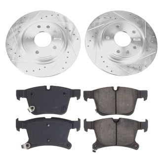 Callahan Brake Parts® - Drilled and Slotted Rear Brake Kit