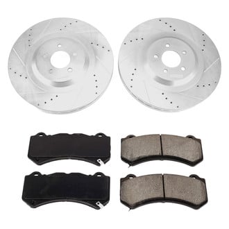Callahan Brake Parts® - Drilled and Slotted Front Brake Kit