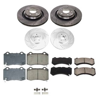 Callahan Brake Parts® - Drilled and Slotted Front and Rear Brake Kit