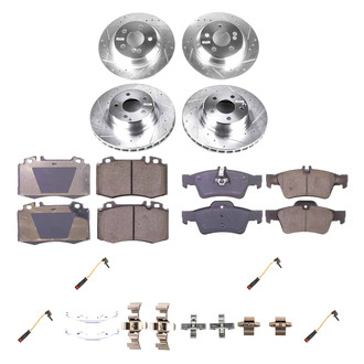 Callahan Brake Parts® - Drilled and Slotted Front and Rear Brake Kit