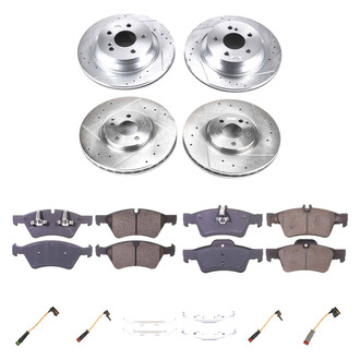 Callahan Brake Parts® - Drilled and Slotted Front and Rear Brake Kit