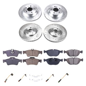 Callahan Brake Parts® - Drilled and Slotted Front and Rear Brake Kit
